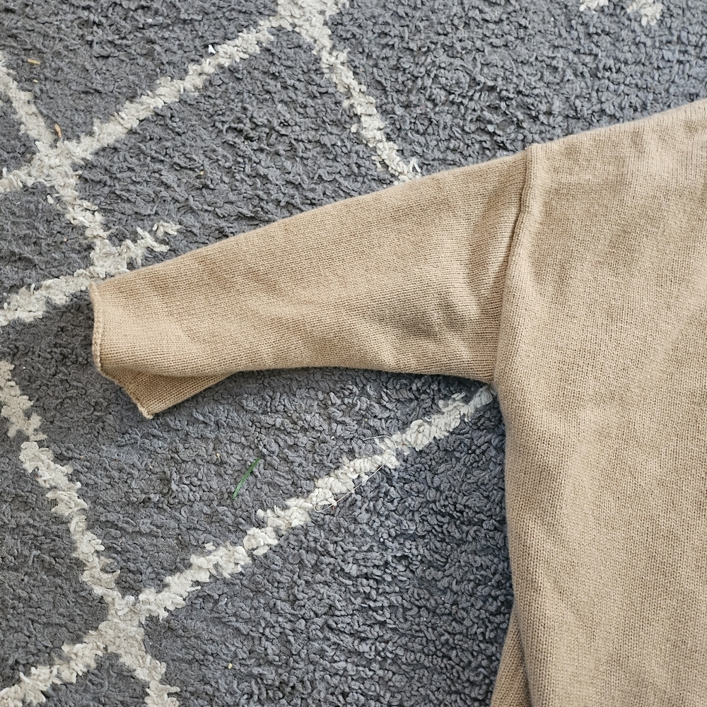 GENTLE HERD 100% Wool Long Cardigan With Pockets - Picture 6 of 7